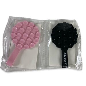 Gloat Silicone Suction Pad Phone Holder (2 Pack Pink & Black)